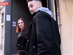 Spanish adult movie star seduces random guy into sex on web cam